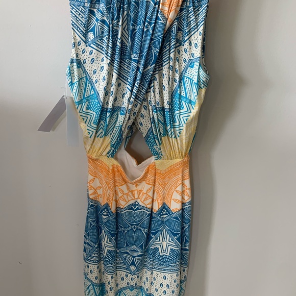 Mara Hoffman keyhole mini jersey dress - Picture 2 of 4